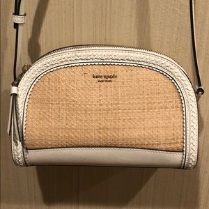 Kate Spade Reiley Straw Dome Crossbody